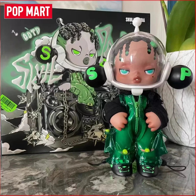 Pop Mart Skullpanda Bjd Nana Figures Baby Series Flower Blooming Figure Pink Green SP Art Toy Limited Dolls Surprise Toy Gift