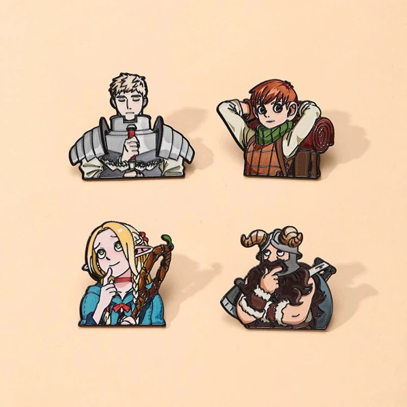 Delicious In Dungeon Enamel Pins