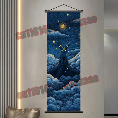 Pokemon Gengar Scroll Painting
