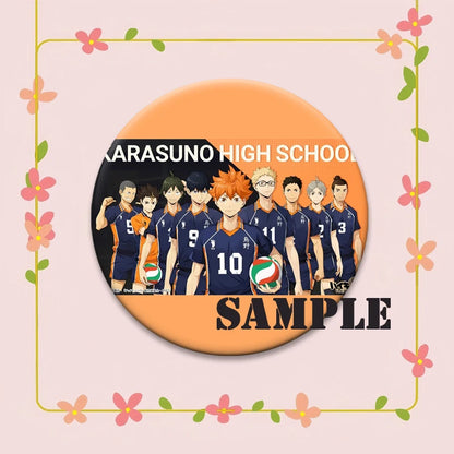 Haikyuu!! Anime Brooch Badge