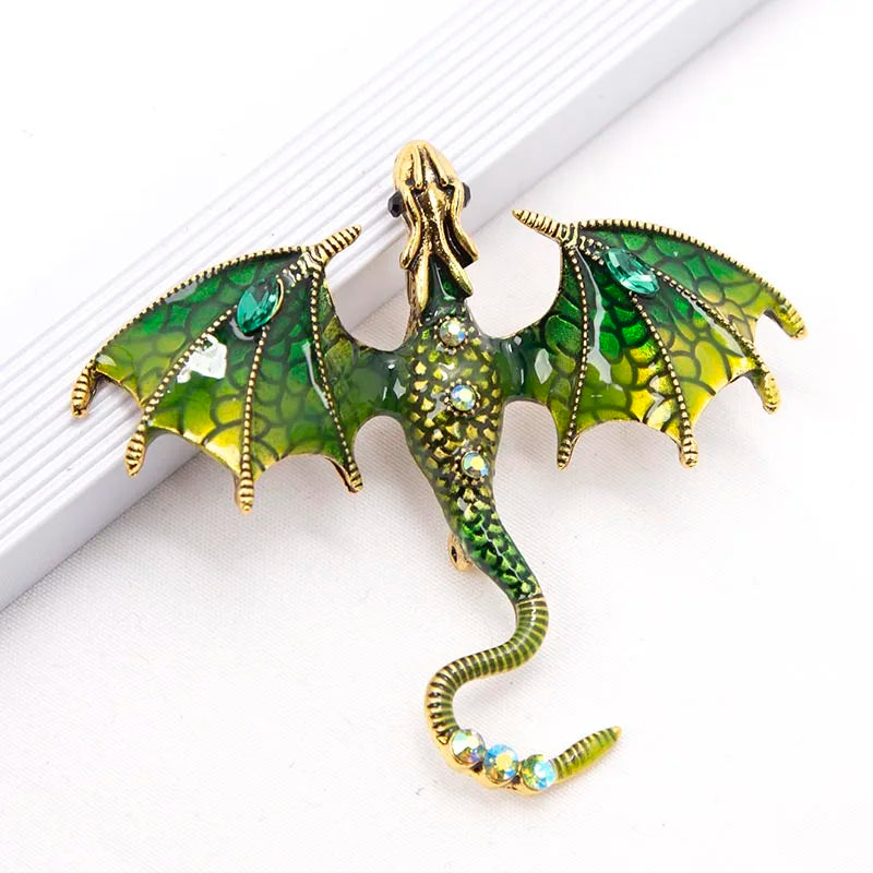 Dragon Colorful Brooch