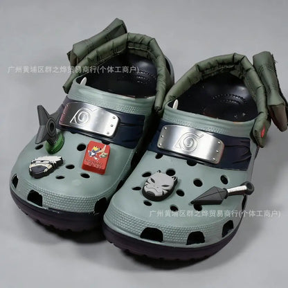 Anime Naruto Uzumaki Naruto Cartoon New Style Eva Waterproof Slippers Beach Shoes Sandals Casual Breathable Ankle Shoes