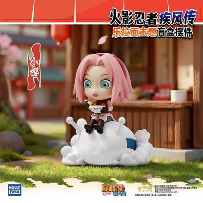 New In Stock Genuine Hollybox Naruto Shippuden Blind Box Ichiraku Ramen Series Naruto Sasuke Model Toys Holiday Present