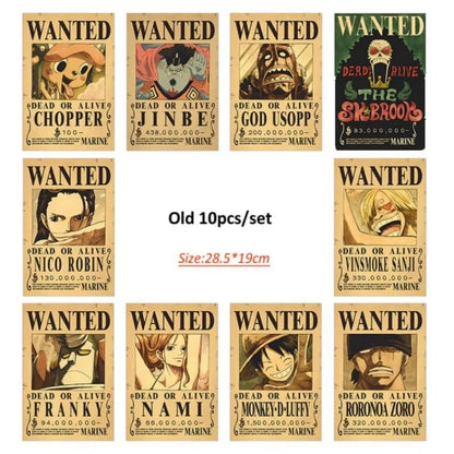 One Piece Luffy Wanted Poster