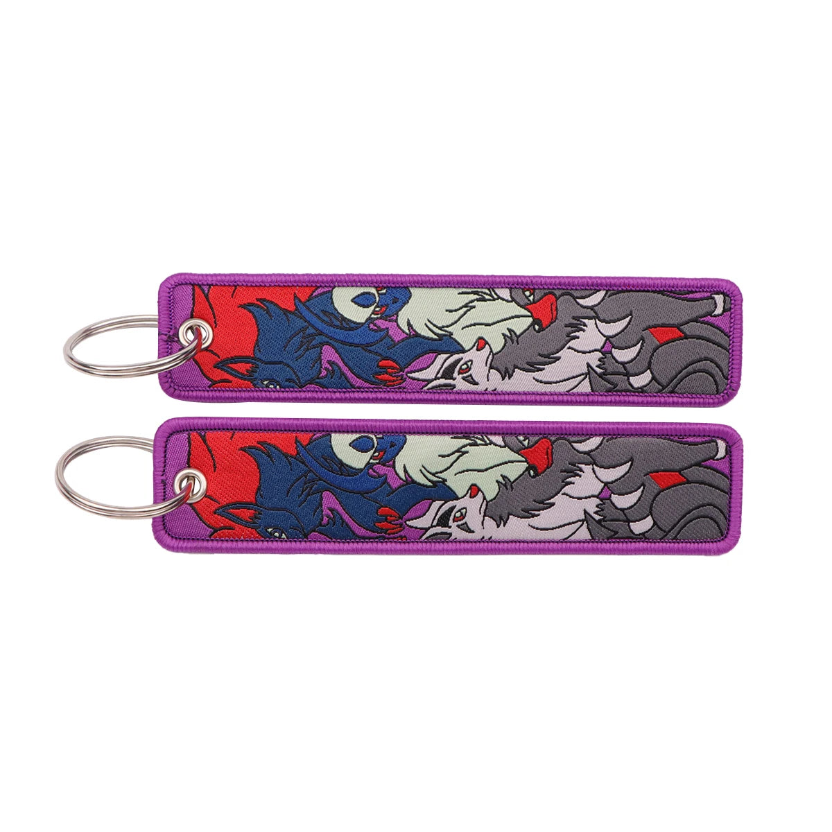 Anime Cute Animals Keyring