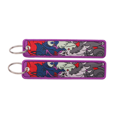 Anime Cute Animals Keyring