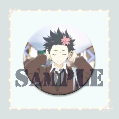 A Silent Voice Ishida Shouya Button Pin