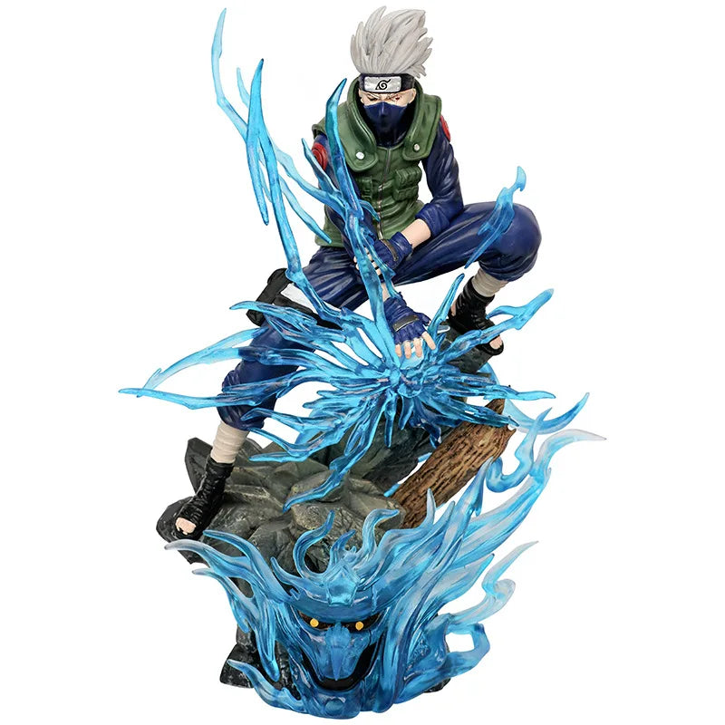 Anime 10th Anniversary Hatake Kakashi Chidori Ver. GK PVC Action Figure Battle Statue Collectible Model Game Toys Doll Gifts
