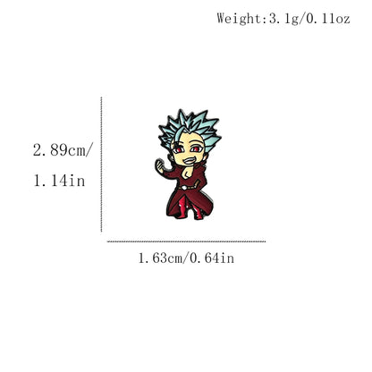 The Seven Deadly Sins Brooch Set