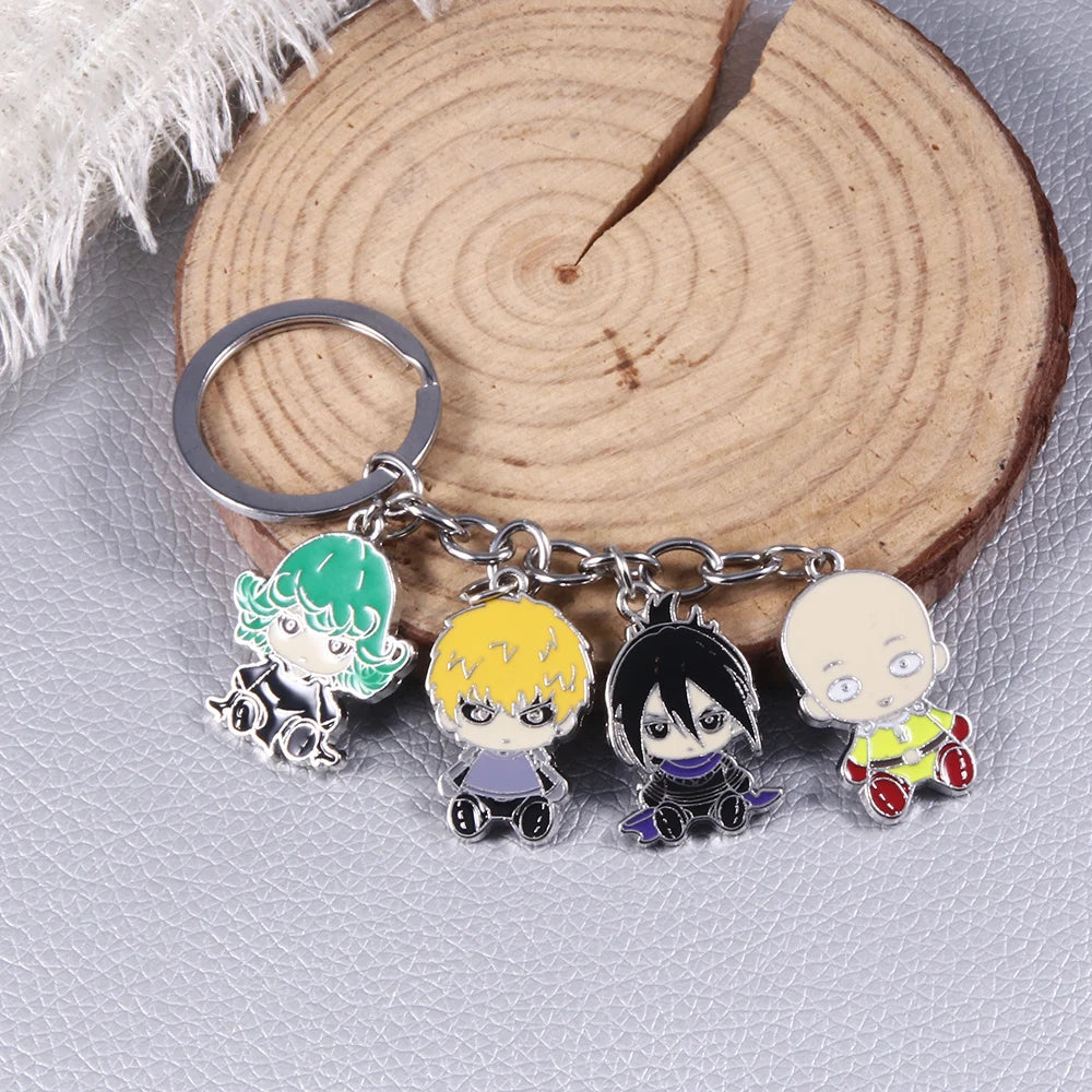 One Punch Man Saitama Keychain