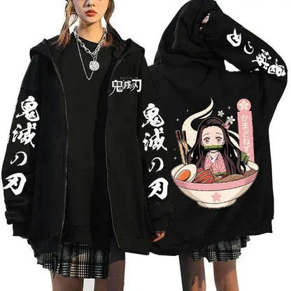 Demon Slayer Nezuko Zip Hoodie