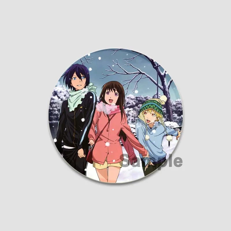 Anime Noragami Brooch Pin Cosplay Yato Yukine Cute Cartoon Badges