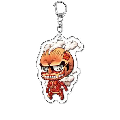 Attack On Titan Merchandise Keychain Eren Levi Hange Mikasa Armin Wings Of Freedom Fan Made Pendant Friends Girl Gift Choice