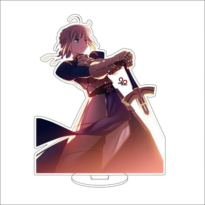 16CM Anime Fate stay night Cosplay Acrylic Stand Ornaments