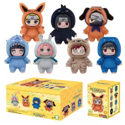 New EAKI Naruto Blind Box Shippuden Party Series Uzumaki Stuffed Shippuden Original Plush Figure Ornament Toy Collection Gift