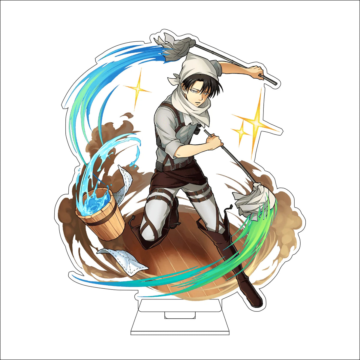 16CM Anime Attack on Titan Cosplay Acrylic Figure Stand Plate Ymir Sasha Braus Conny Springe Ornaments Gifts