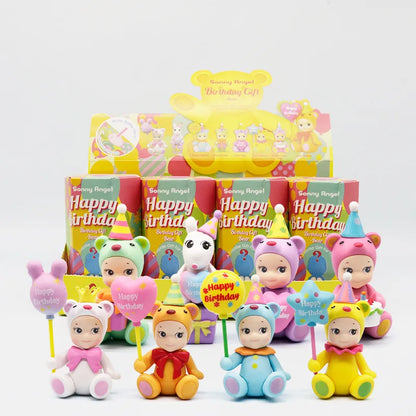Cute Dolls Fans Car Ornament Gift   Birthday Series Cute Angel Anime Figures Ornaments Blind Box kawaii toys for girls