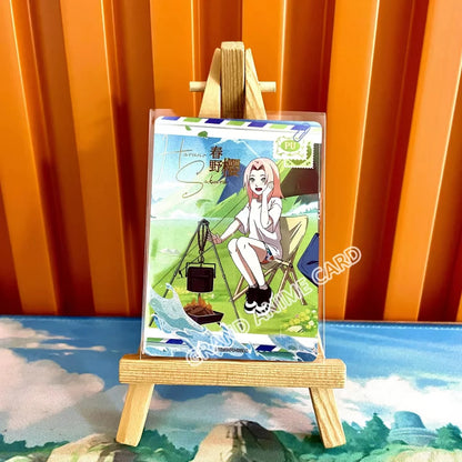 Kayou Original Naruto Card W6T4 W7T4 W8T4 PU Full Series Single Card No.01-08 Rare Itachi Uchiha Anime Collection Card Toy Gift
