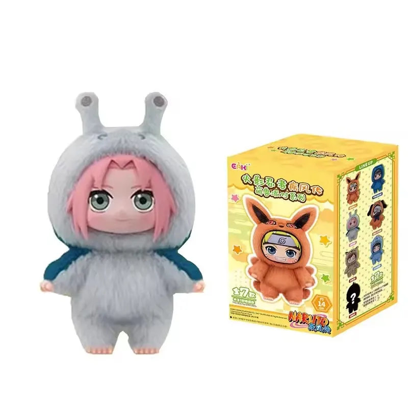 New EAKI Naruto Blind Box Shippuden Party Series Uzumaki Stuffed Shippuden Original Plush Figure Ornament Toy Collection Gift