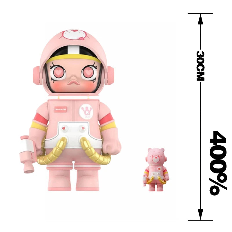 POP MART Giant Space Molly 400% Series Limited Edition Anime Action Figure Decorative Ornament Collectible Christma Gift