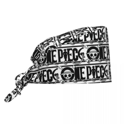 One Piece Skull Scrubs Cap