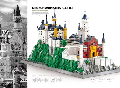 MOC World Famous Architecture Edifice Opera House Building Blocks Villa Savoye Bridge Tower Toy Children Birthday Christmas Gift