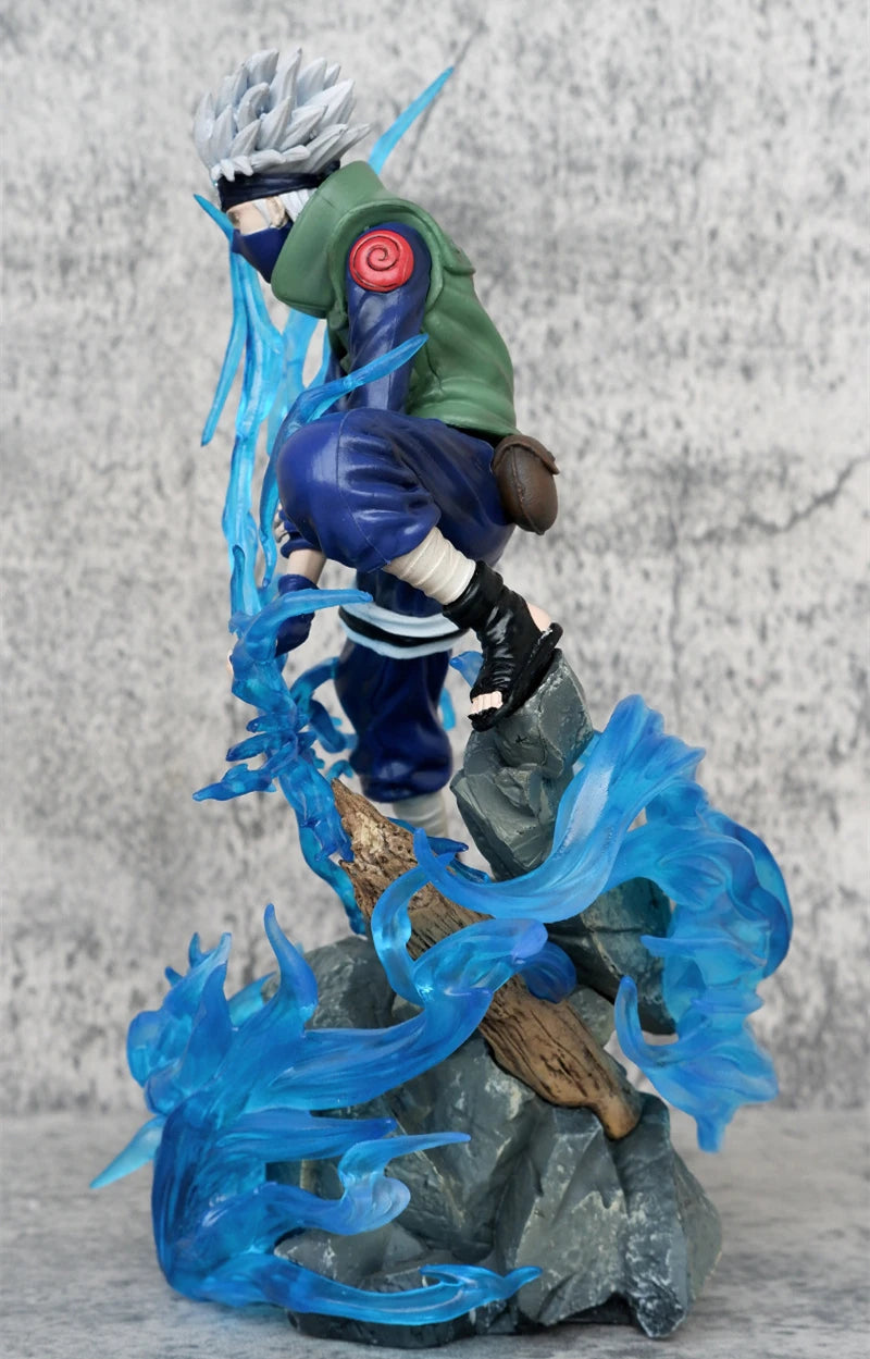Anime 10th Anniversary Hatake Kakashi Chidori Ver. GK PVC Action Figure Battle Statue Collectible Model Game Toys Doll Gifts