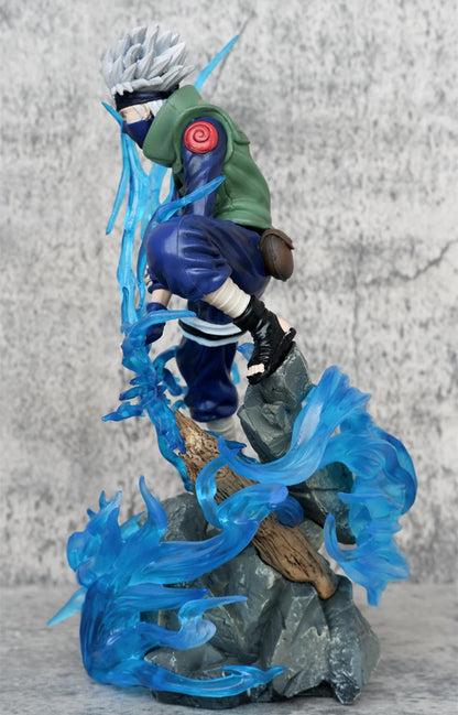Anime 10th Anniversary Hatake Kakashi Chidori Ver. GK PVC Action Figure Battle Statue Collectible Model Game Toys Doll Gifts