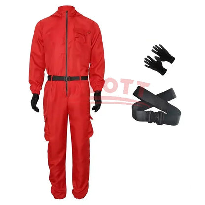 Red Calamari Jumpsuit