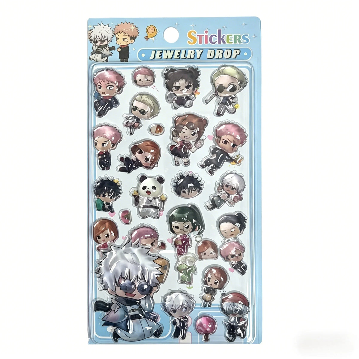 Jujutsu Kaisen Q Epoxy Stickers
