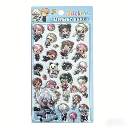 Jujutsu Kaisen Q Epoxy Stickers