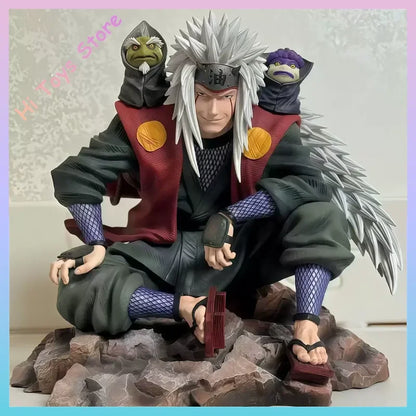 16cm Mount Myoboku Action Figure Sitting Posture Jiraiya Model Statue Ornament Children Toys Birthday Gift