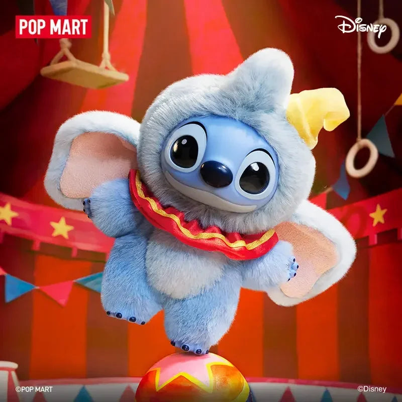 POP MART Disney Stitch Adventure Series Cute Vinyl Plush Blind Box Anime Figure Desktop Decoration Blind Bag Toy