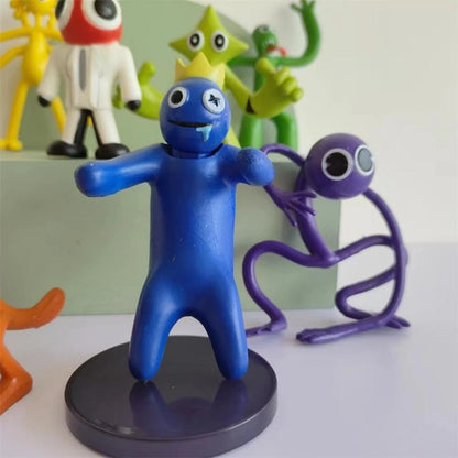 Rainbow Friends Pink Blue Statue