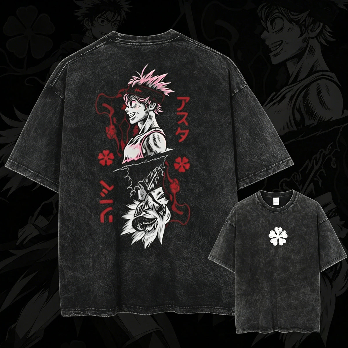 Black Clover Asta Oversized T-Shirt