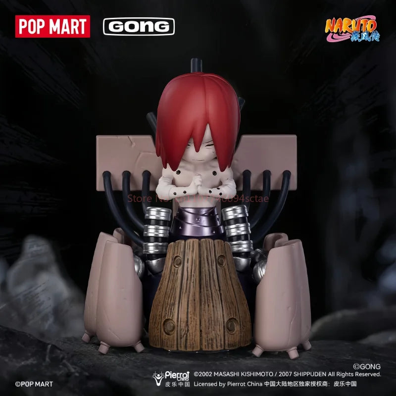 Original POP MART GONG Naruto Shippuden Akatsuki Arc Series Blind Box Trendy Toys Mystery Box Guess Action Figure Birthday Gifts