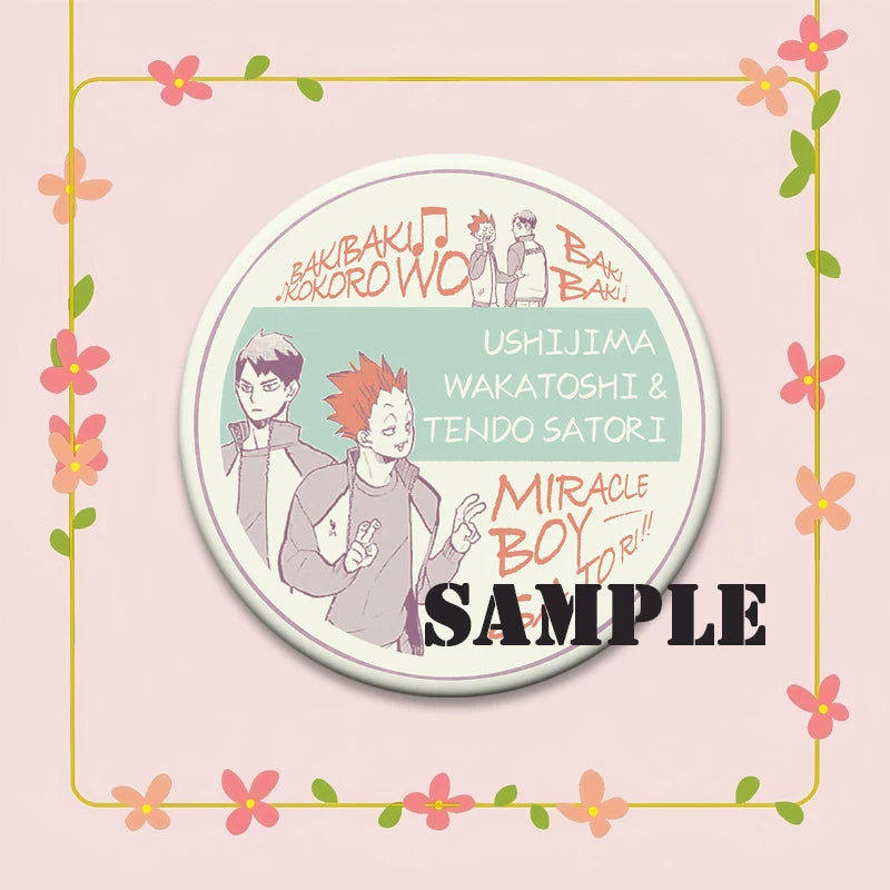 Haikyuu!! Anime Brooch Badge