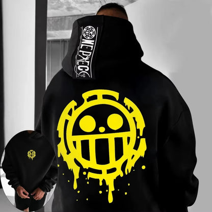 ONE PIECE Men's Hoodie Sweater Trafalgar Law Anime Spring And Autumn New Boys Children's Long Sleeve Parent-Child WearWinter