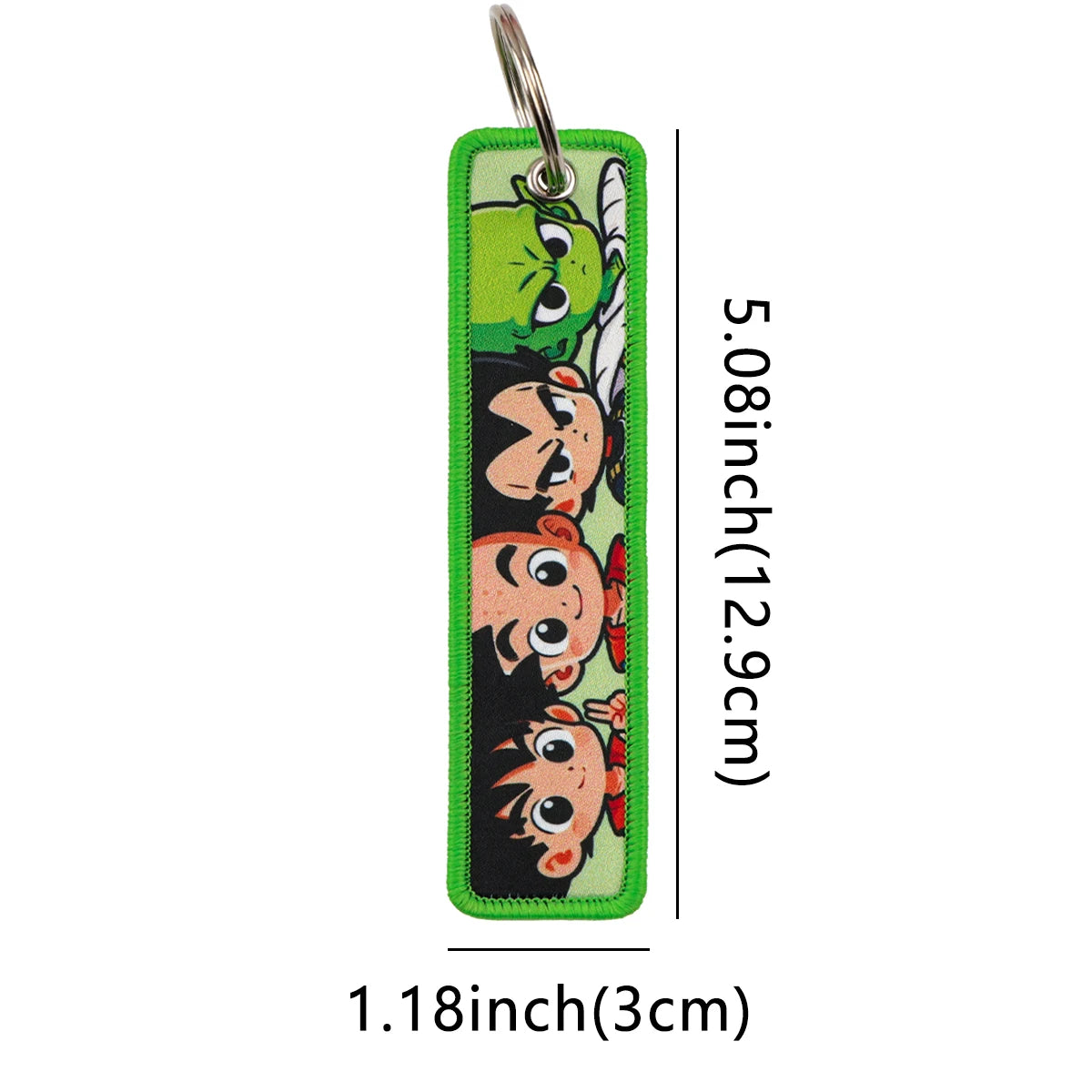 Anime Character Embroidery Keychain