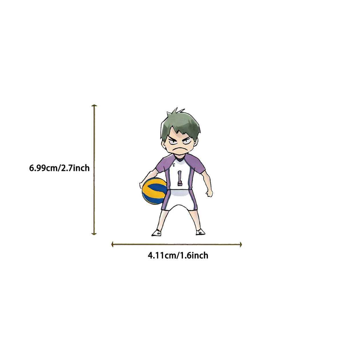 Haikyuu Hinata Graffiti Stickers
