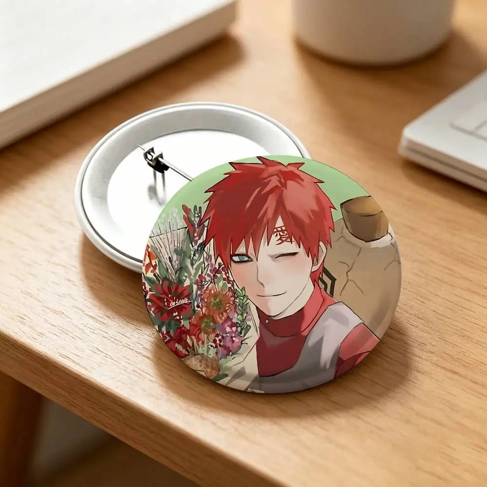 G-Gaara Badges Tinplate Soft Button Pin Brooch Metal Badge Custom Jewelry Accessories Hat Bag Lapel