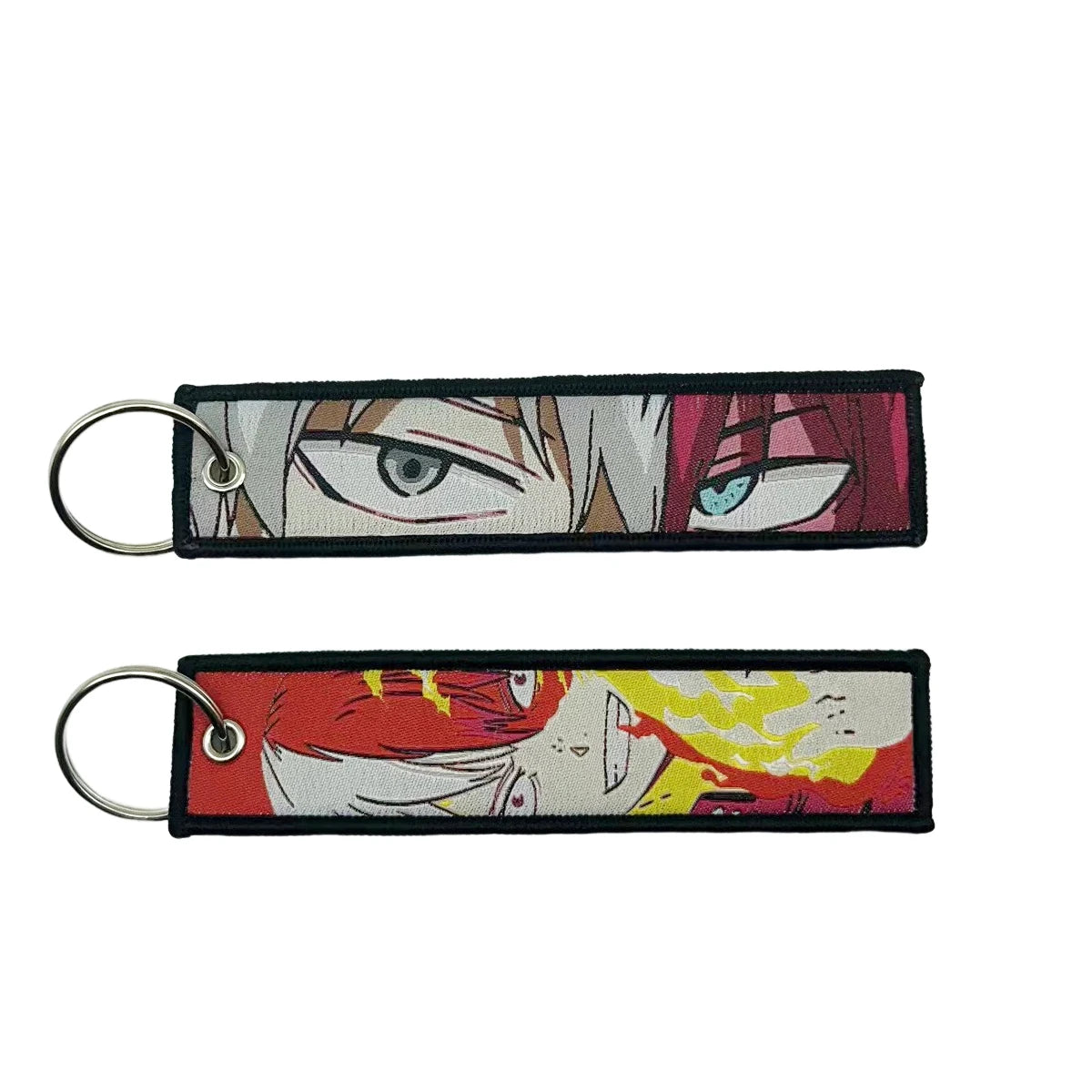 Anime Lock Embroidery Keychain