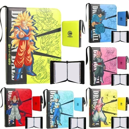 400pcs/900pcs Anime Dragon Ball Vegeta Folder Binder card Holder Game Cards Album Book Collection Cards Storage bag Kids Gifts