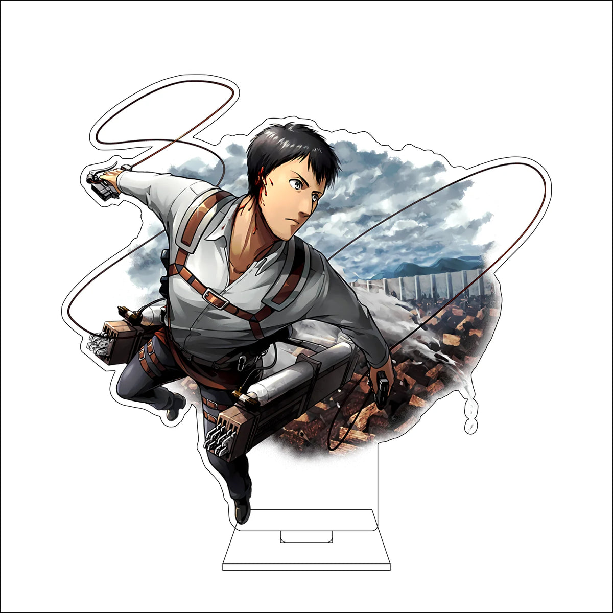16CM Anime Attack on Titan Cosplay Acrylic Figure Stand Plate Ymir Sasha Braus Conny Springe Ornaments Gifts