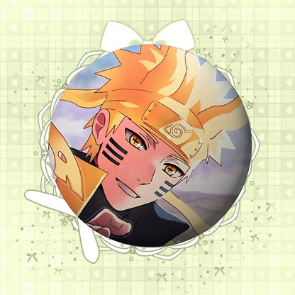 S-Smart N-NARUTOs Badges Tinplate Soft Button Pin Brooch Metal Badge Custom Jewelry Accessories Hat Bag Lapel