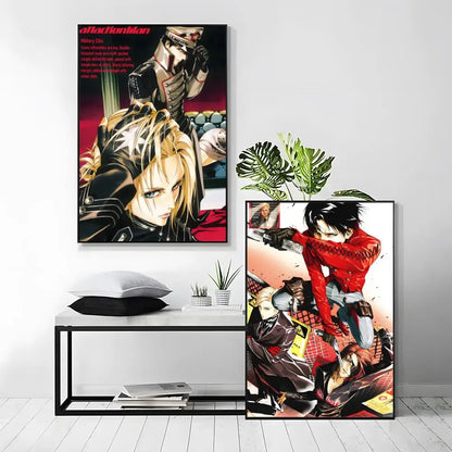 Anime Attack on Titan Poster Stickers Painting Self-Adhesive Wall Decals for Room Home HD Decor Gift