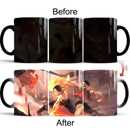One Piece Luffy Color-Changing Mug