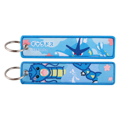 Anime Game Embroidery Keychain