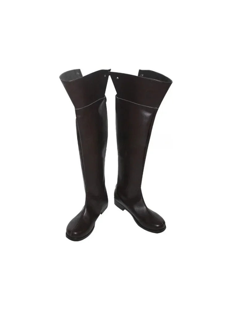 Anime Shoes Attack On Titan Eren Jaeger Custom Cosplay Boots Halloween Costume Accessories Props Made