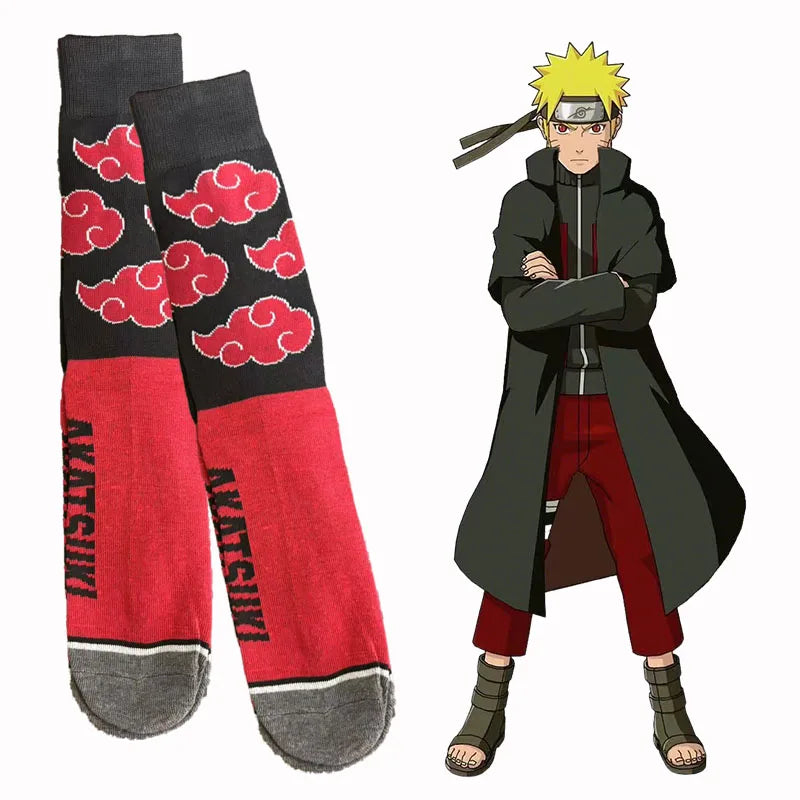 Naruto Anime Knitted Socks
